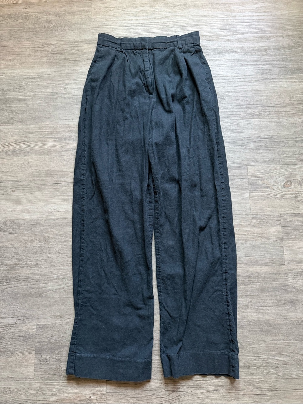 Abercrombie & Fitch Black Relaxed Waist Pants